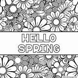 Sheets Coloring Springtime sketch template