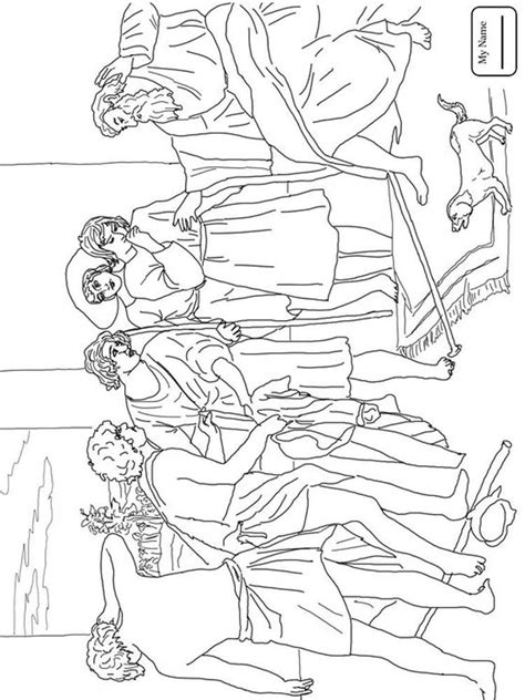 joseph sold coloring page coloring pages