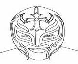 Coloring Pages Mysterio Mask Rey Wwe Face Color Printable Template Info Online sketch template