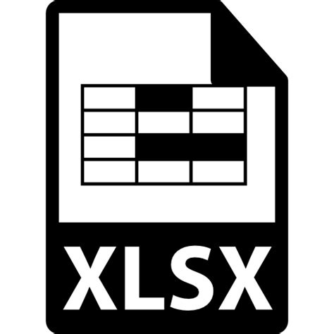 xlsx file format  interface icons