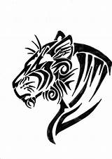 Tigre Tigres Tatoo Tribales Lsu Animal タトゥー Clipartmag sketch template