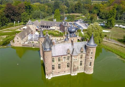 kasteel cleydael belgium castles interior gothic castle castle