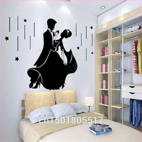 Romantic Wedding Wall Sticker Decorations Bedroom