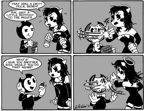 bendy and alice angel in hot kisses 2 by