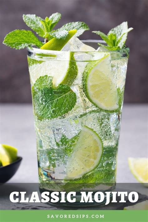 Classic Mojito Cocktail Recipe Savored Sips