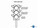 Road Coloring Kids Pages Traffic Light Sign Safety Signs Colouring Printable Activities Template Worksheets Roadway Lights Stop Preschool Printablee Kindergarten sketch template