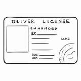 Führerschein Licence Skizzen Einzelner Wegweiser Abbildung sketch template