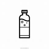 Bottiglia Funkelnde Wasserflasche Frizzante sketch template