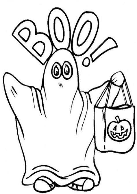 printable easy halloween coloring pages