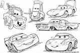 Mcqueen Coloring Cars Lightning Movie Pages Printable Disney Color sketch template