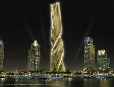 visits  world dubai rotating buildings