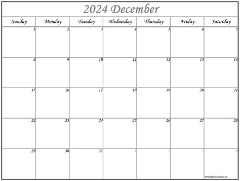 blank printable calendar december  printable world holiday