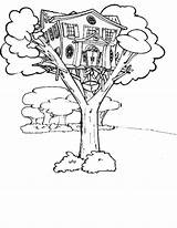 Coloring Tree House Pages Magic Treehouse Magical Drawing Kids Color Annie Gladiators Jack Elevator Getdrawings Template Getcolorings sketch template