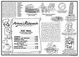 Placemats Pm120 Childrens Placemat sketch template