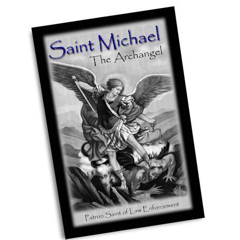 saint michael patron saint  law enforcement poster