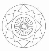 Coloring Pages Geometric Simple Getdrawings Designs sketch template