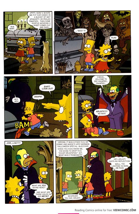 Bart Simpsons Treehouse Of Horror 011 2005 Read Bart Simpsons