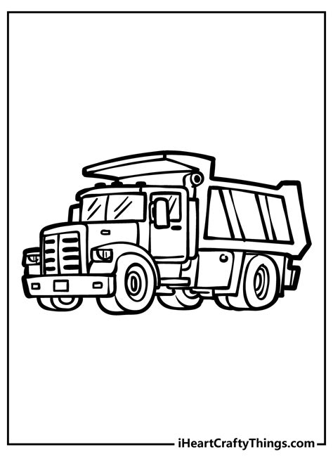 blue truck coloring page home design ideas