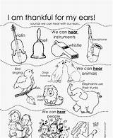 Coloring Ears Pages Clipart Listening Library Activity God sketch template