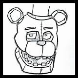 Freddy Withered Fnaf Drawing Golden Bonnie Getdrawings sketch template