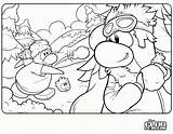Coloring Penguin Club Pages Printable Wilderness Popular sketch template