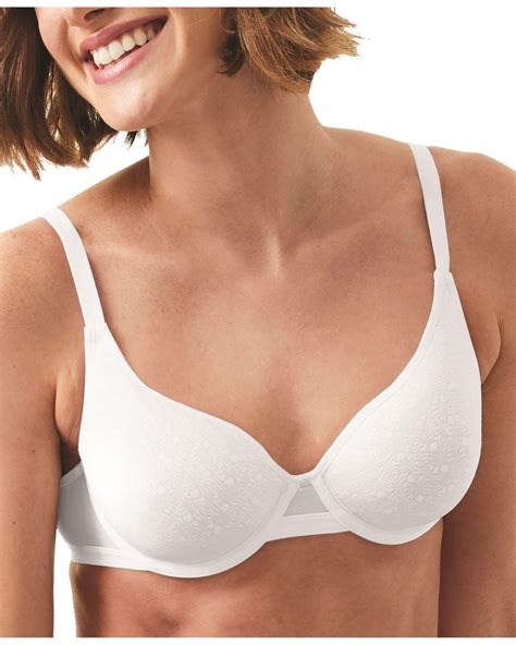 hanes ultimate breathable comfort underwire bra dhhu36 in white lyst