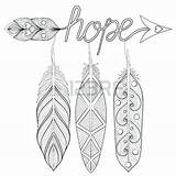 Bohemian Coloring Pages Getdrawings Arrow sketch template