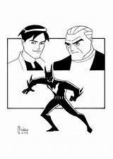 Bruce Timm Trying sketch template