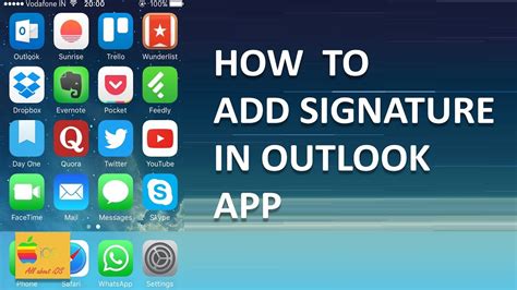 How To Add A Signature In Outlook App Pnamotor