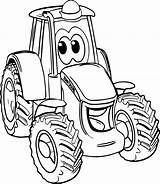 Tractor Trekker Claas Farmall Getcolorings Traktor Fendt sketch template