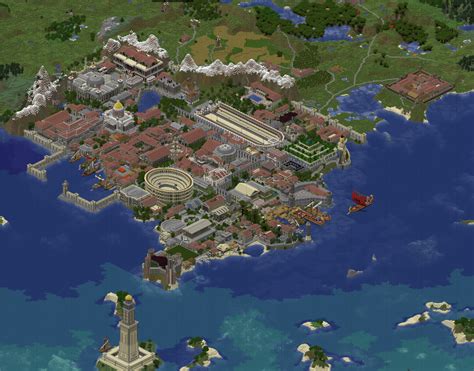 minecraft city ive  slowly building     years dynamic map link   comments