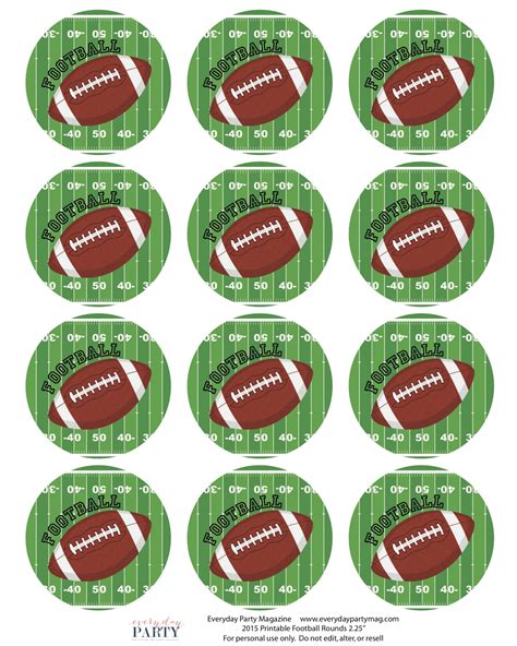 football party printables everyday party magazine