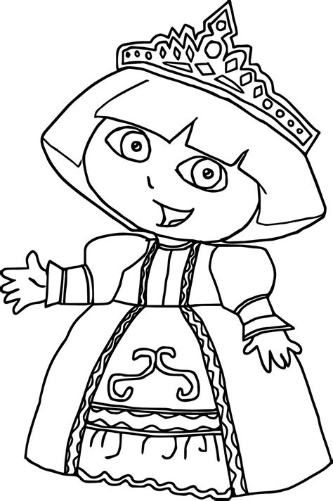 dora  explorer coloring pages coloring pictures coloring home