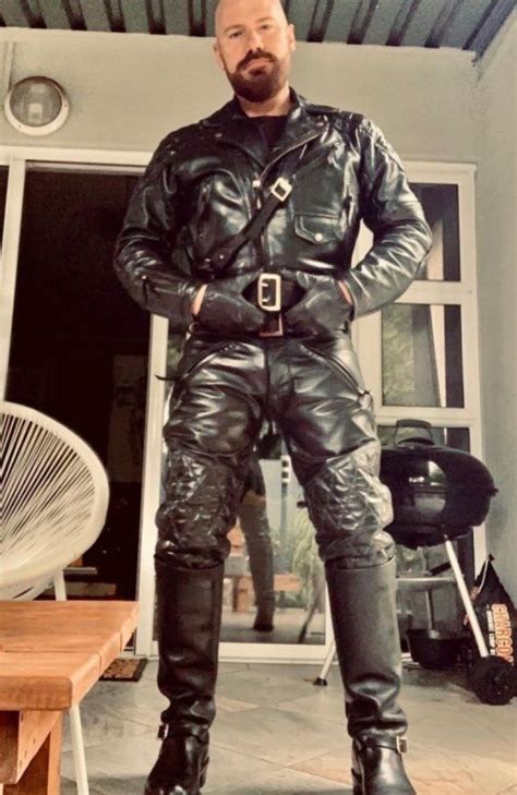 leather gear motorcycle leather leather outfit leather jacket men