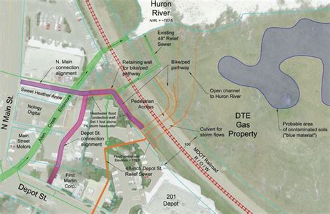amtrak  review ann arbors plan   tunnel  riverfront