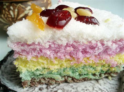 rainbow rice cake mujigae tteok recipe maangchicom