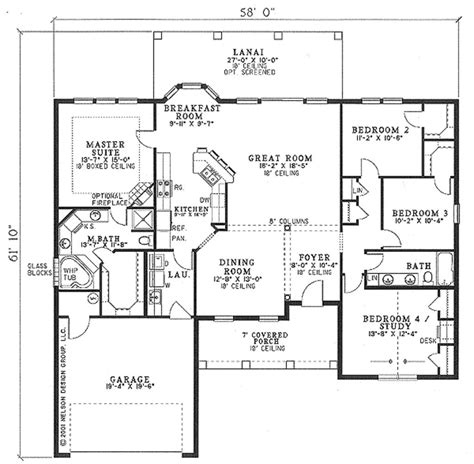 main floor  level house plans