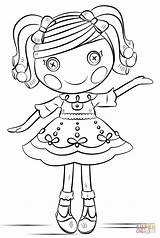 Lalaloopsy Coloring Draw Pages Doll Drawing Step Printable Kids Dot Base Baby sketch template