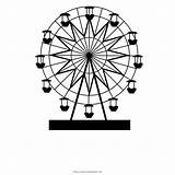Ferris Roue Ruota Panoramica Riesenrad Gigante Roda Colorare Londra Silhueta Ausmalbilder Pour Greatestcoloringbook Ultracoloringpages sketch template