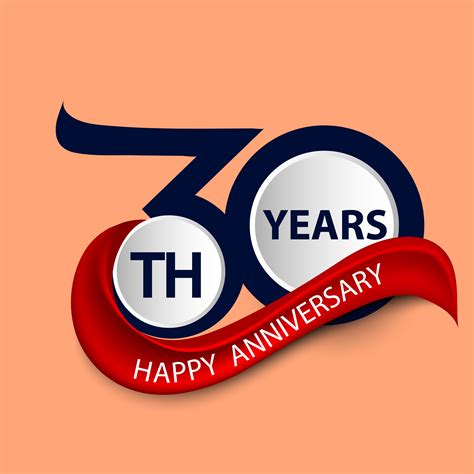 anniversary sign  logo celebration symbol  red ribbon