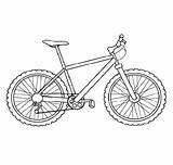 Bike Coloring Bicycle Bmx Mountain Pages Color Coloriage Dessin Printable Getcolorings Pag Print Getdrawings Bicyclette Sur Du Colorings sketch template