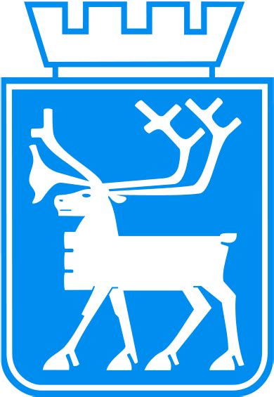 tromso kommune coat  arms tromso family shield