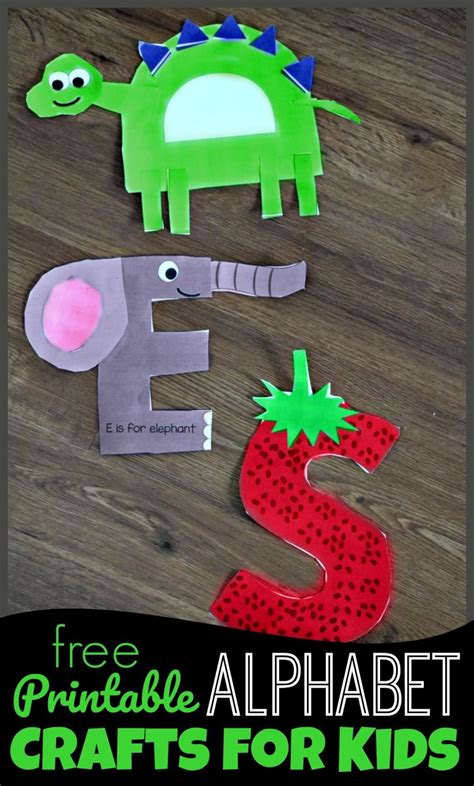 printable alphabet crafts  kids super cute    crafts