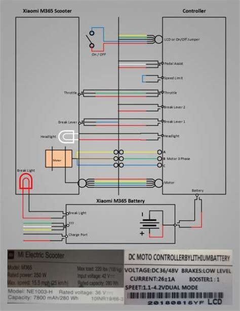 electric scooter wiring diagram owners manual easywiring