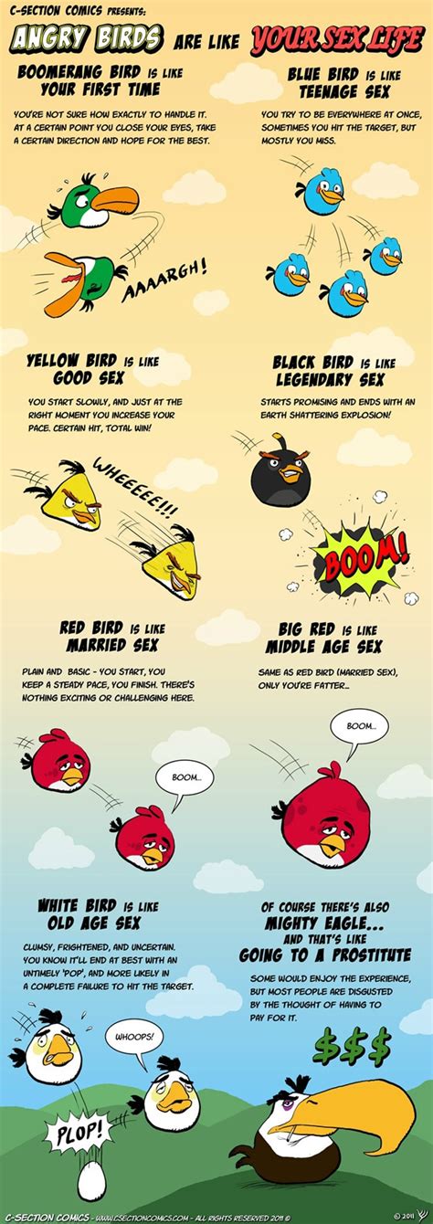 Angry Birds Are Like Your Sex Life [chart] Bit Rebels