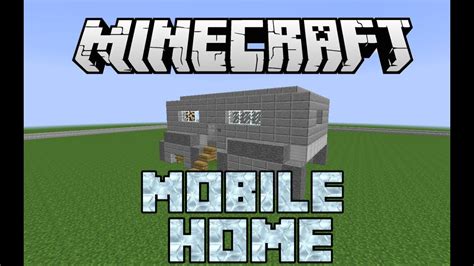 minecraft speed builds episode  mobile home youtube