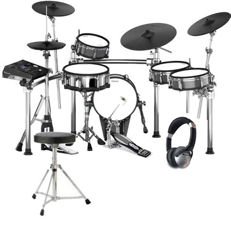Roland Td 50kv V Drums Pro Electronic Drum Kit Bundle