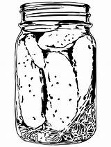 Pickle Jar Vector Eps Clipart Illustrations Silhouette Illustration Vectors Dreamstime Drawn sketch template