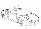 Lamborghini Aventador Outline Drawing Coloring Pages Cars Kids Getdrawings sketch template