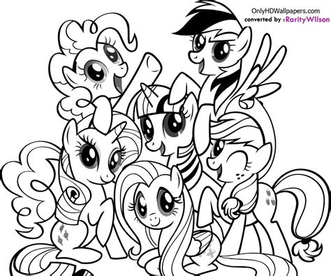 pony coloring pages coloringcom kiddy crafts